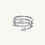 Layered Wrap Silver Ring